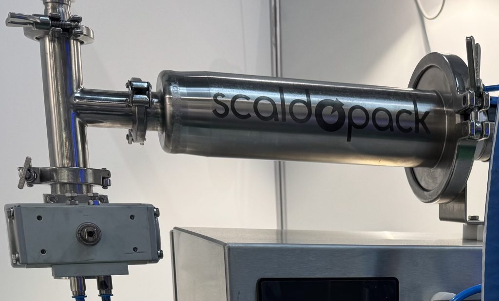 Scaldopack spouted pouch filling equipment